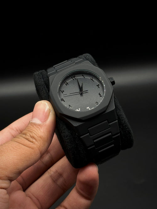 Modern Black Arabic Aura