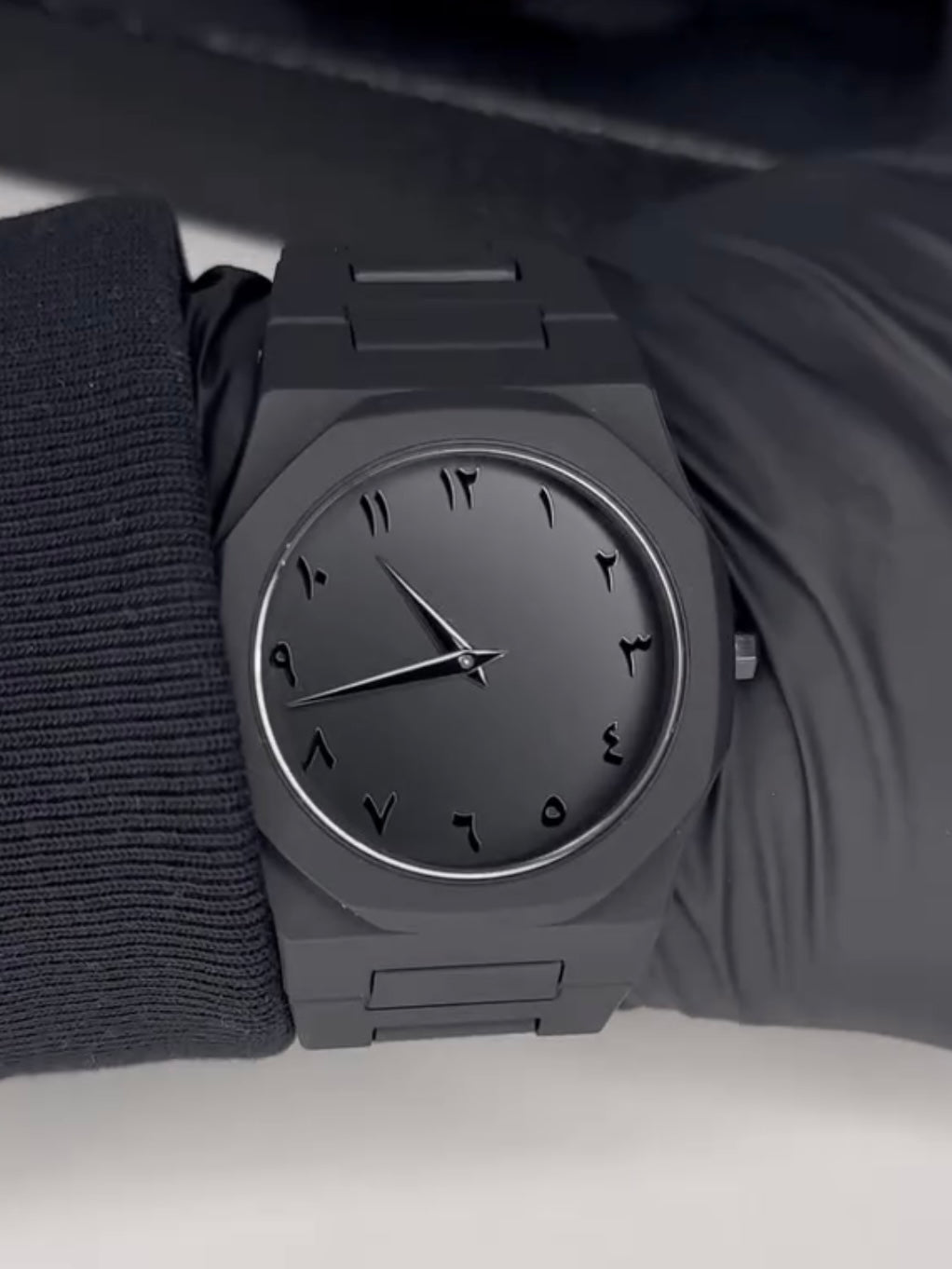 Modern Black Arabic Aura