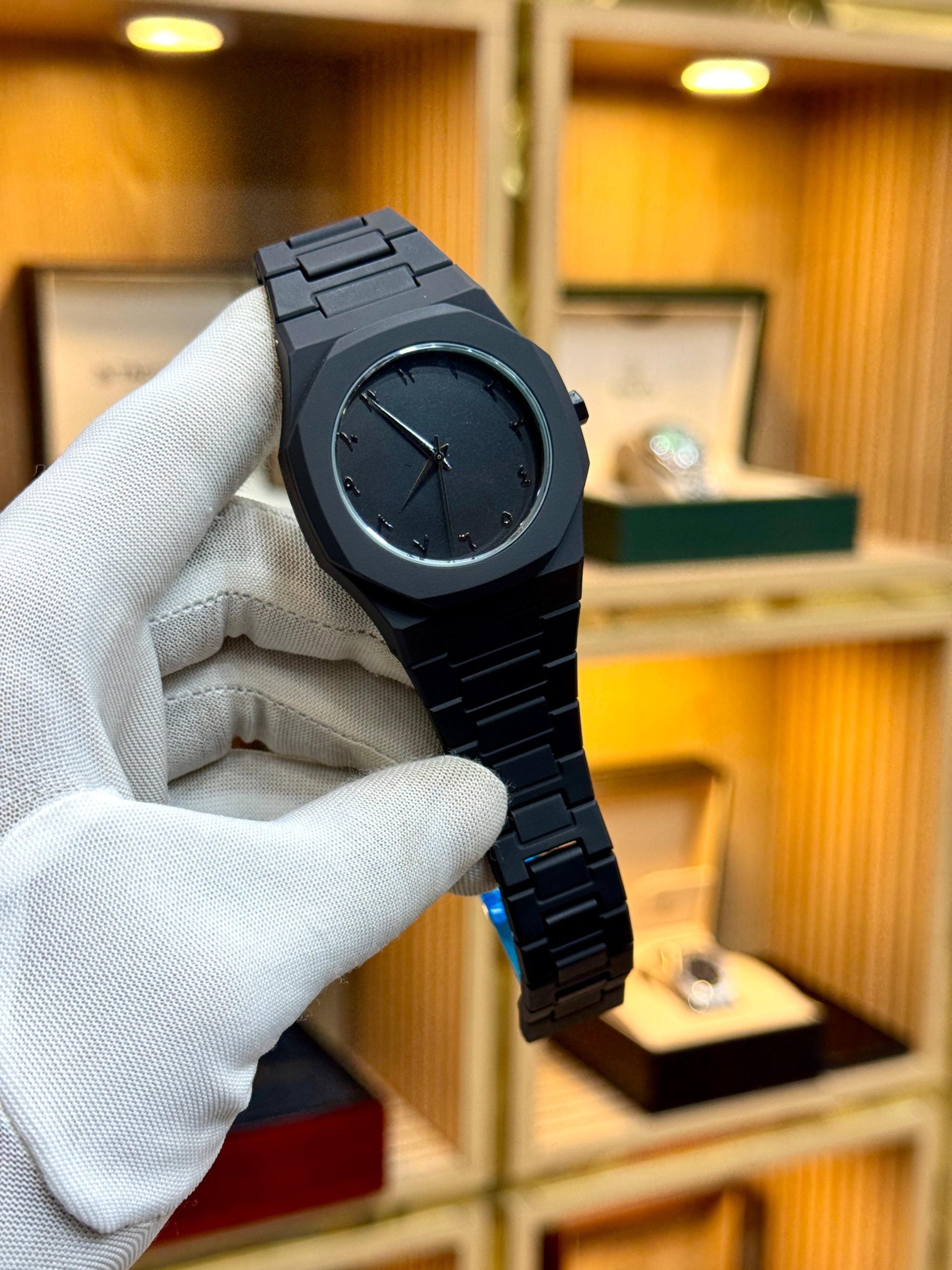 Modern Black Arabic Aura